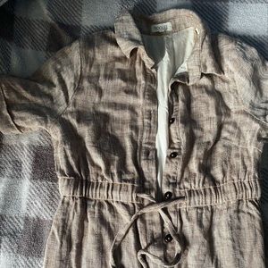 Cotton Linen Blend Dress